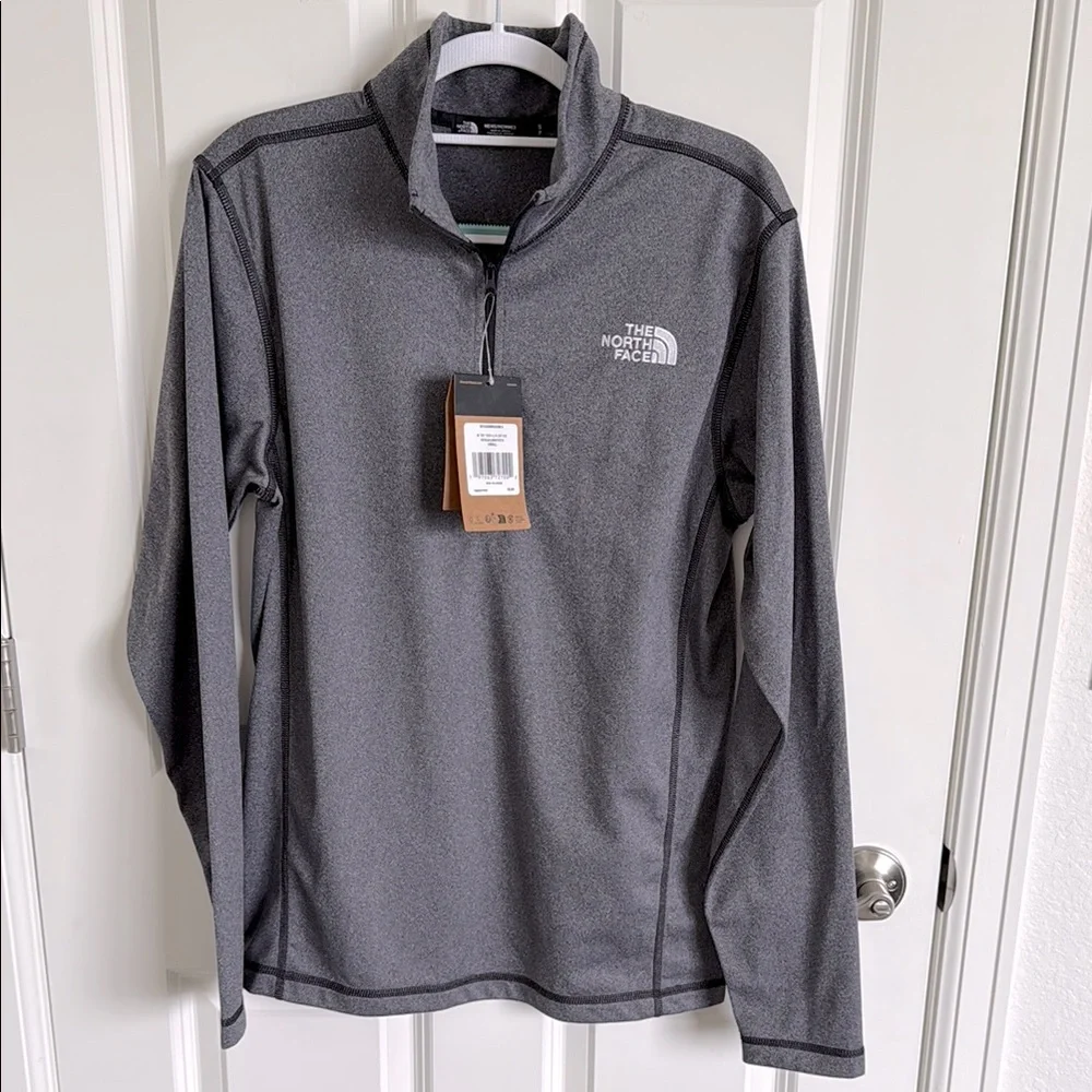 The North Face Gray Quarter Zip Up